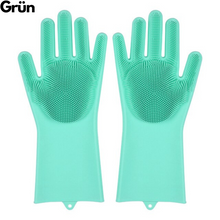 Lade das Bild in den Galerie-Viewer, Silikon-Reinigungshandschuhe - praktisch, hygienisch, einfach