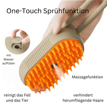 Lade das Bild in den Galerie-Viewer, Dampfbürste für Deine Haustiere – Sanfte und effektive Fellpflege
