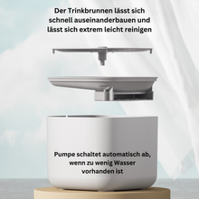 Lade das Bild in den Galerie-Viewer, Elektrischer Trinkwasserbrunnen für Katzen – Frisches Wasser rund um die Uhr