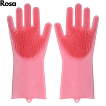 Lade das Bild in den Galerie-Viewer, Silikon-Reinigungshandschuhe - praktisch, hygienisch, einfach
