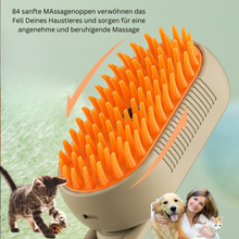 Lade das Bild in den Galerie-Viewer, Dampfbürste für Deine Haustiere – Sanfte und effektive Fellpflege
